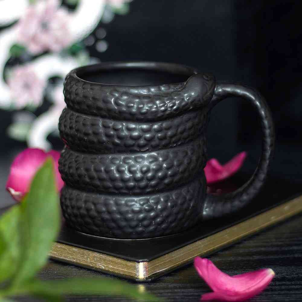 Something Different - Black Snake Mug Mok/beker - Zwart